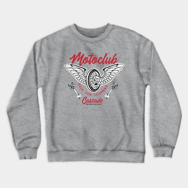 Motoclub Crewneck Sweatshirt by Cascade Motorcycle Safety